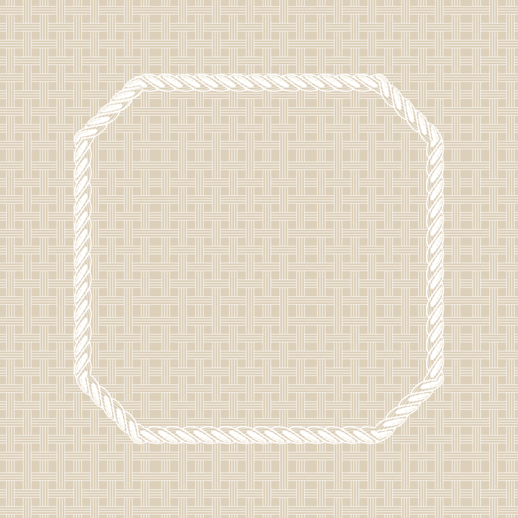 The Heirloom mahjong mat - tan and beige basketweave design