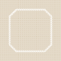 The Heirloom mahjong mat - tan and beige basketweave design