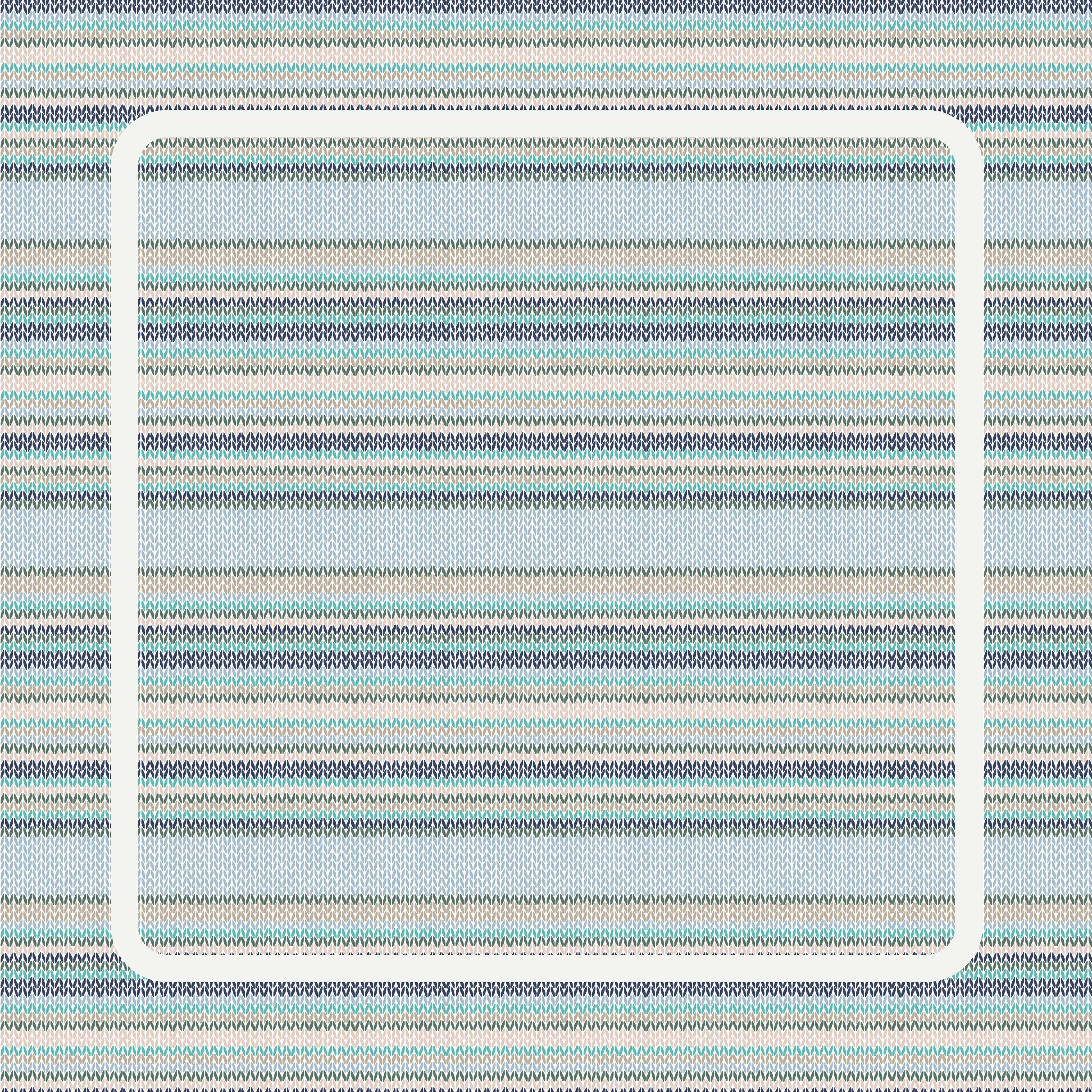 Cable Classic mahjong mat - navy and seafoam Greek key needlepoint design
