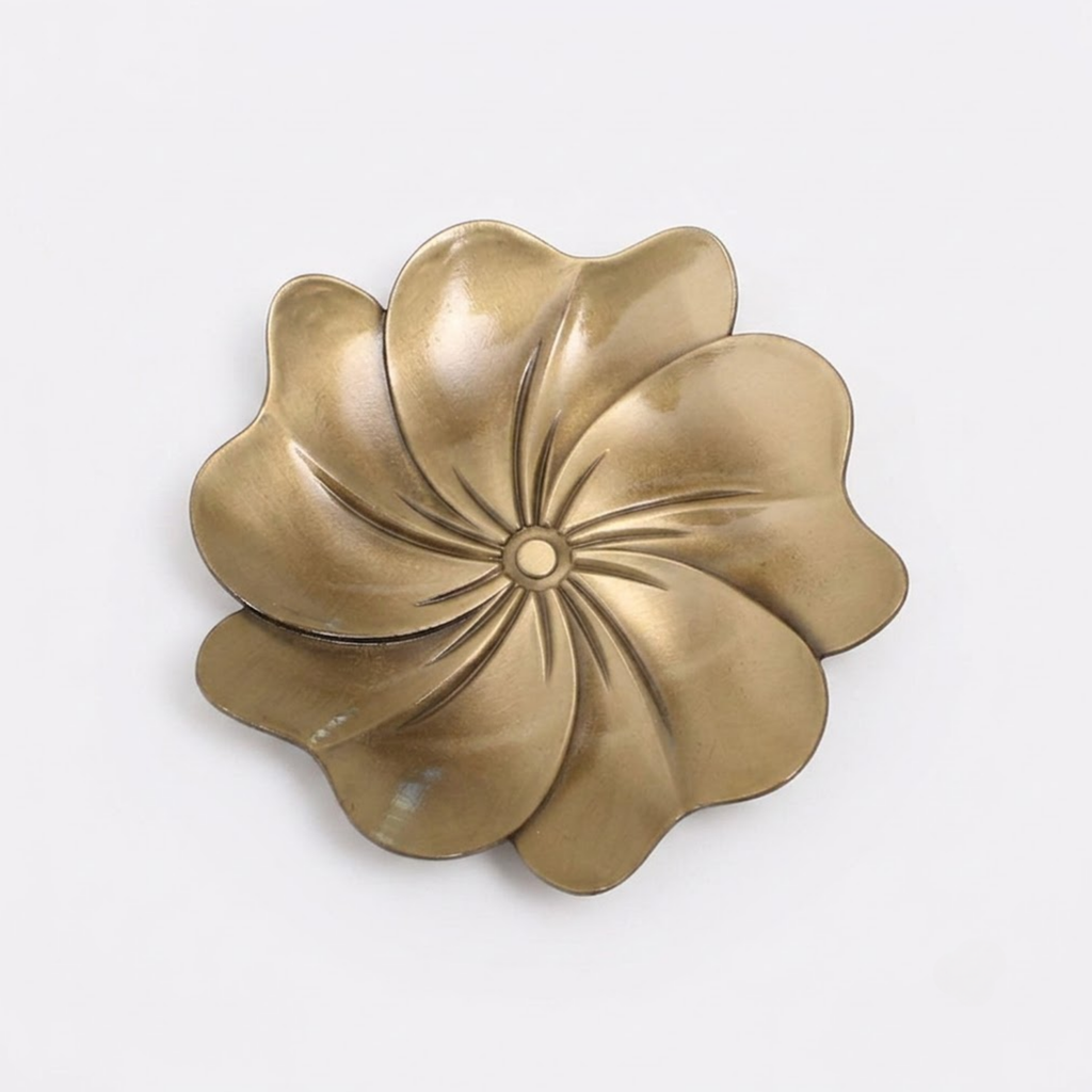 Brass Flower Dice Dish