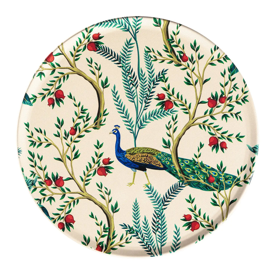 Peacock Coasters – Set of 4