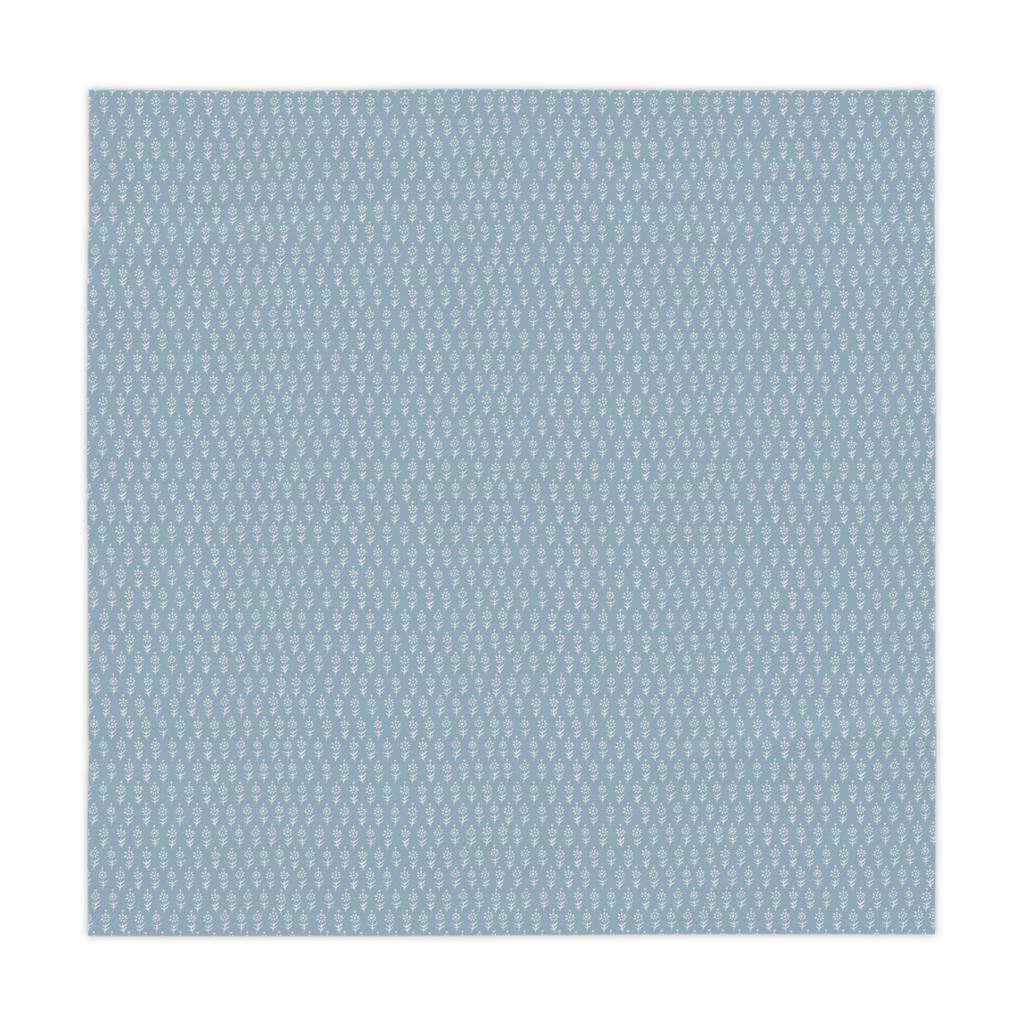Calico Blue Tablecloth