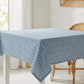 Calico Blue Tablecloth