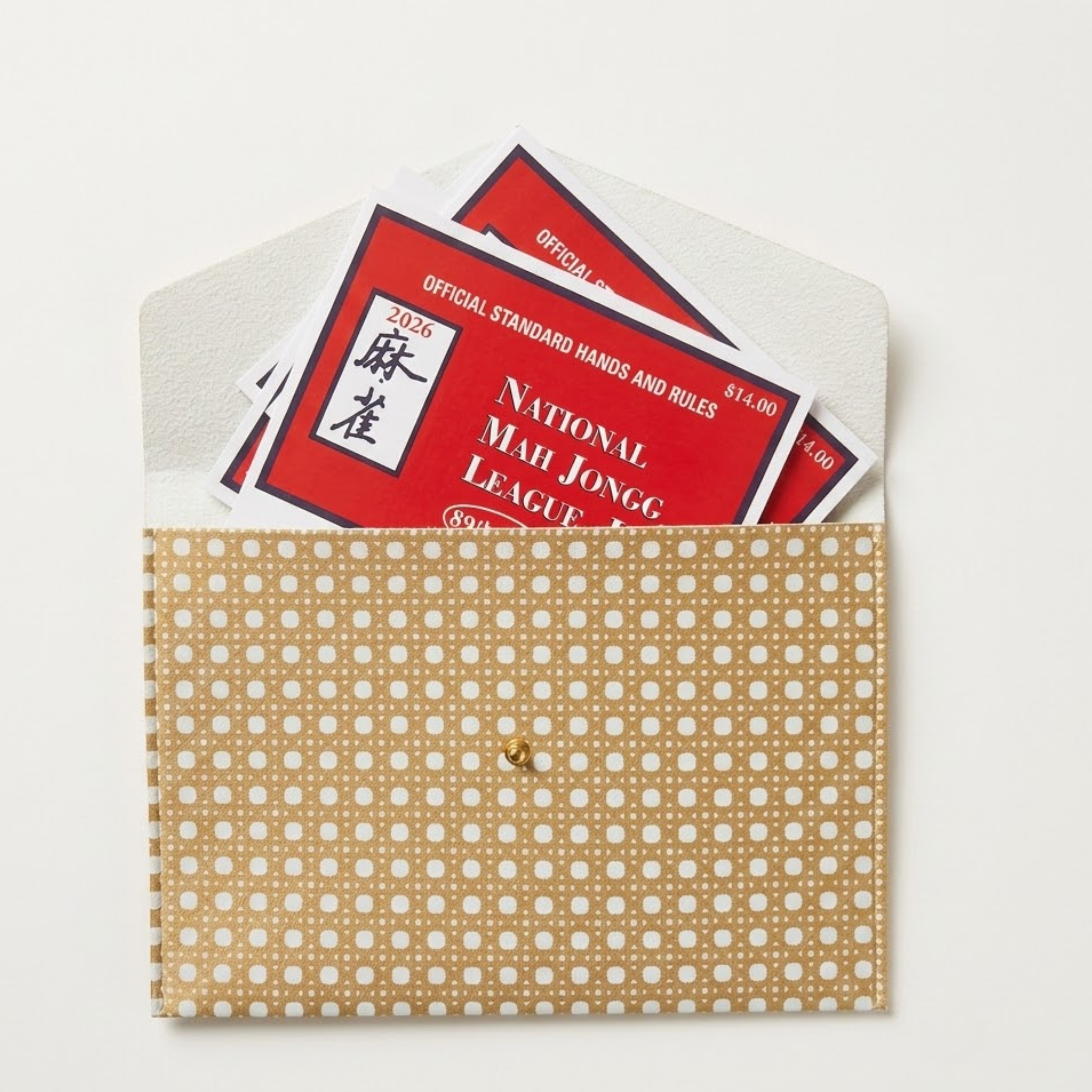 Mahjong Card Clutch