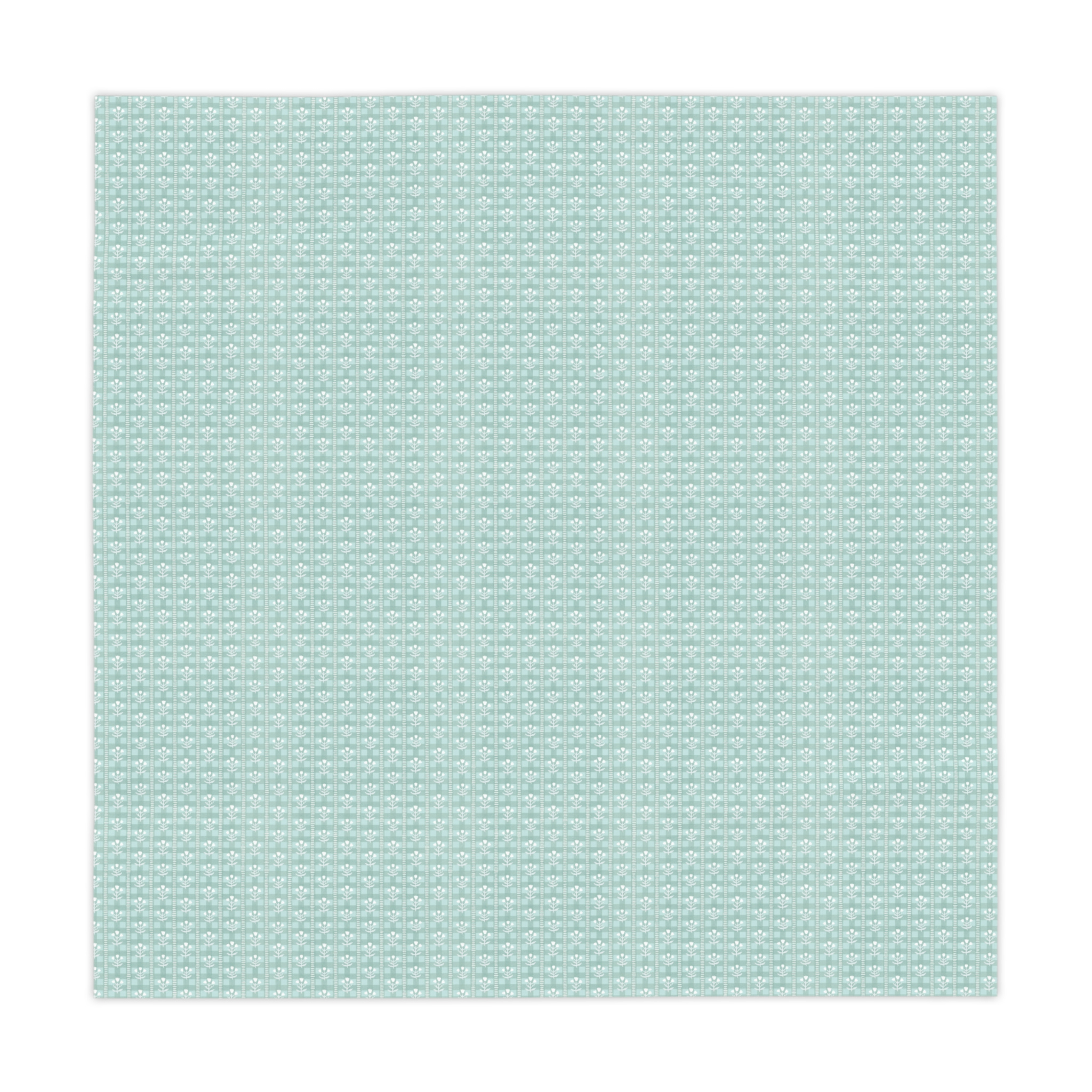 Seaglass Gingham Tablecloth