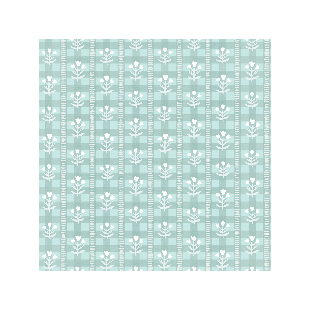 Seaglass Gingham Tablecloth