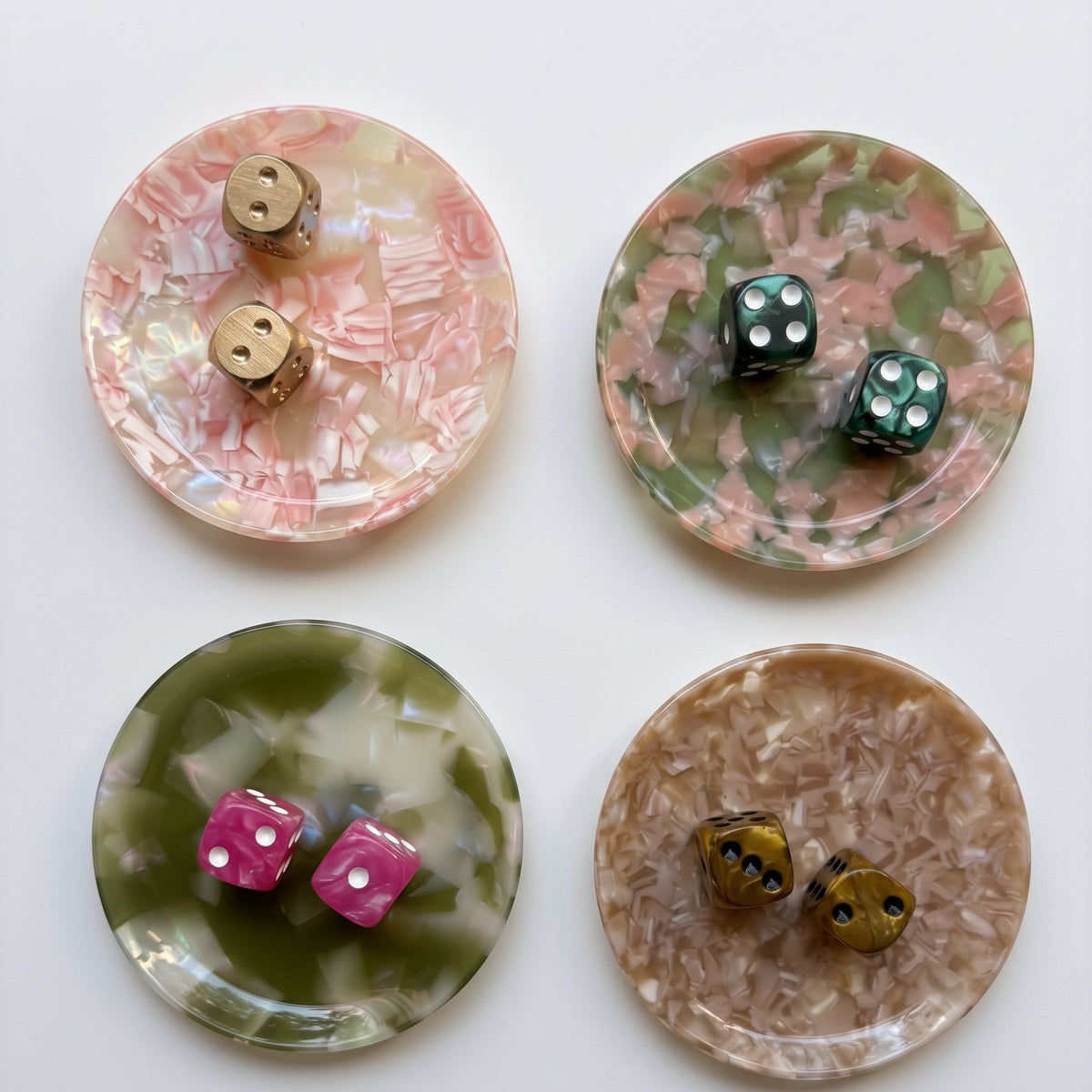 Mahjong Dice Dish New Colors