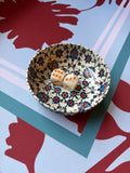 Ink Lattice Mahjong Dice Dish