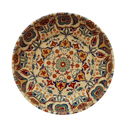 Amber Medallion Mahjong Dice Dish