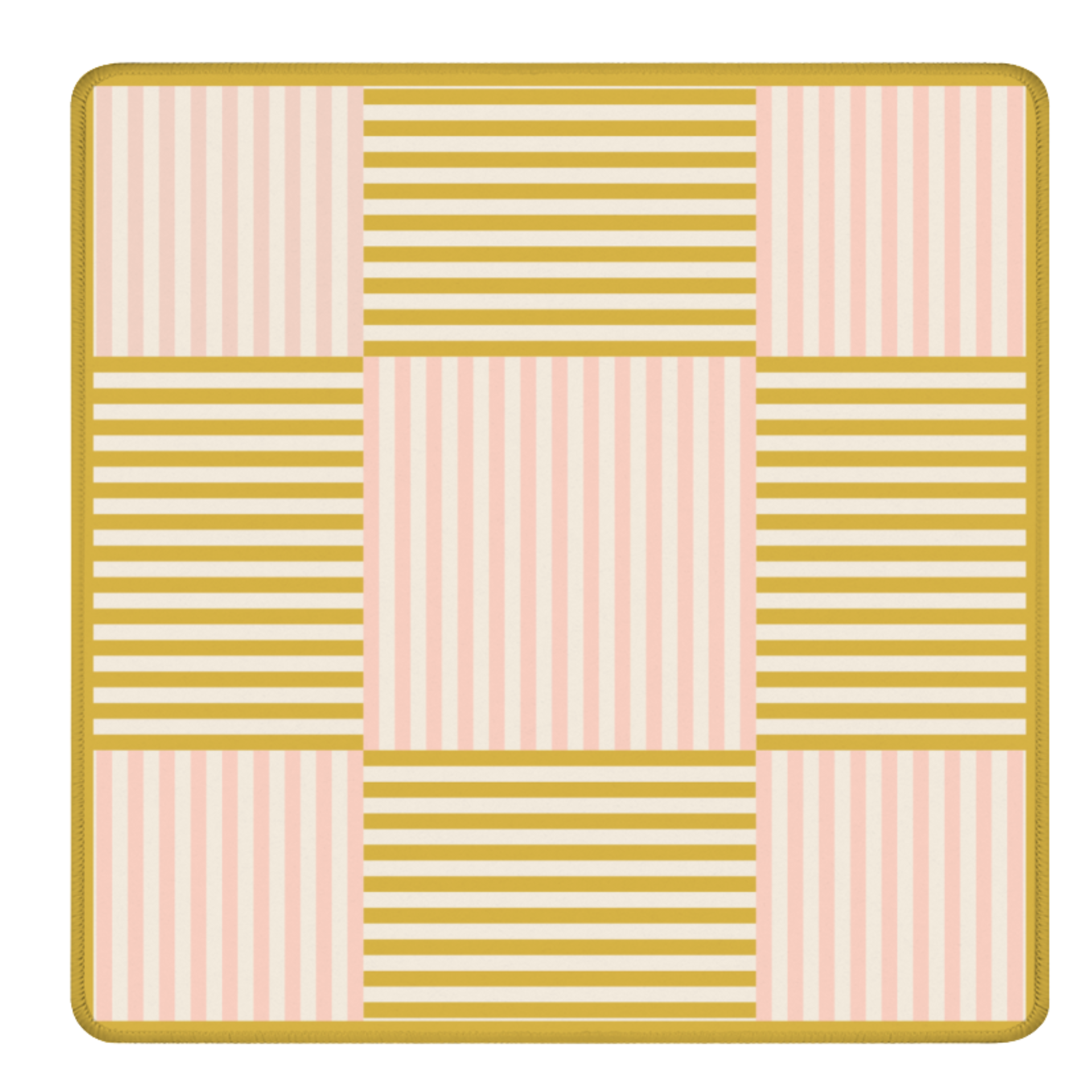 The Dunmore Weave mahjong mat styled on game table
